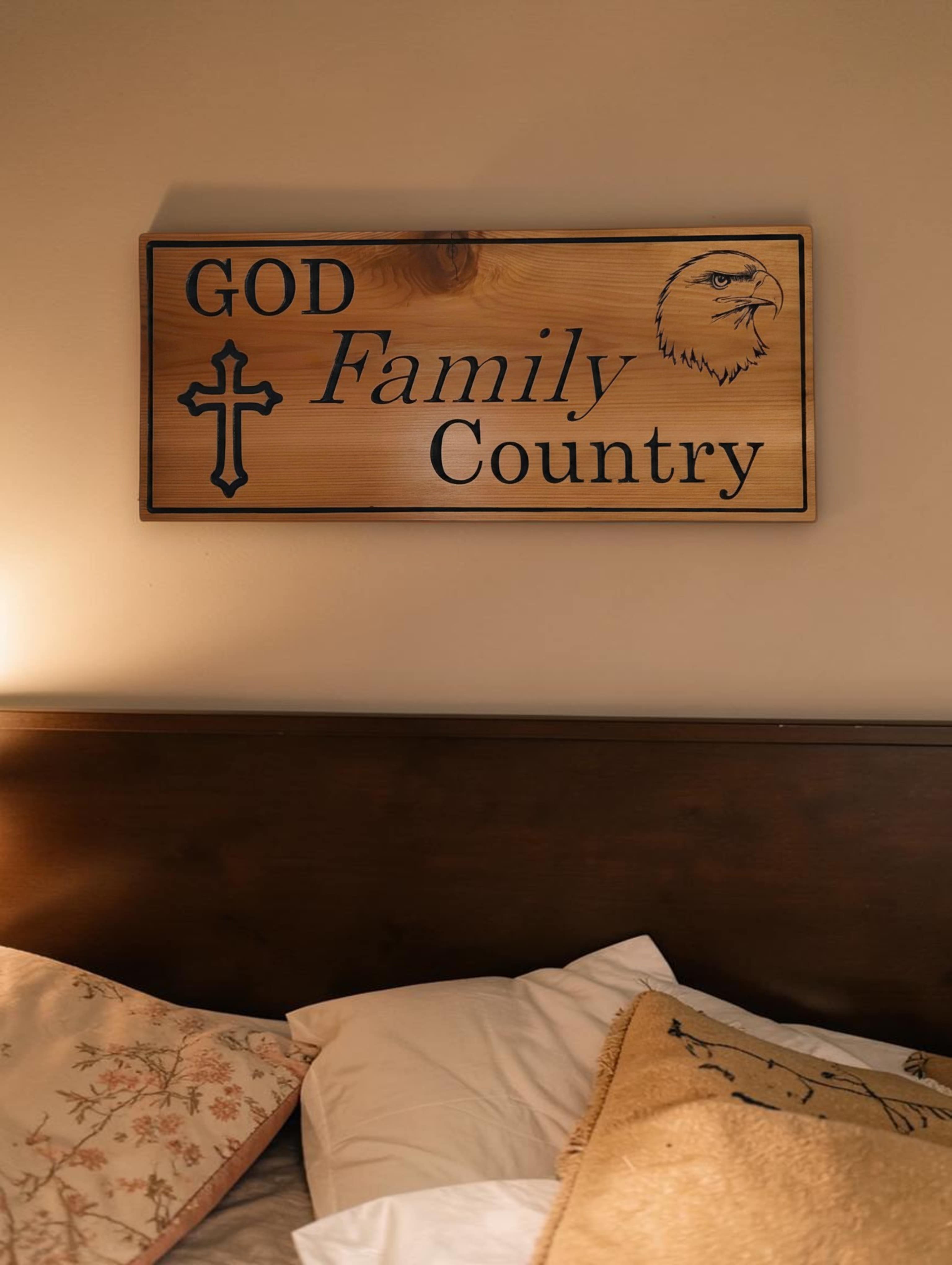 God Family Country Sign