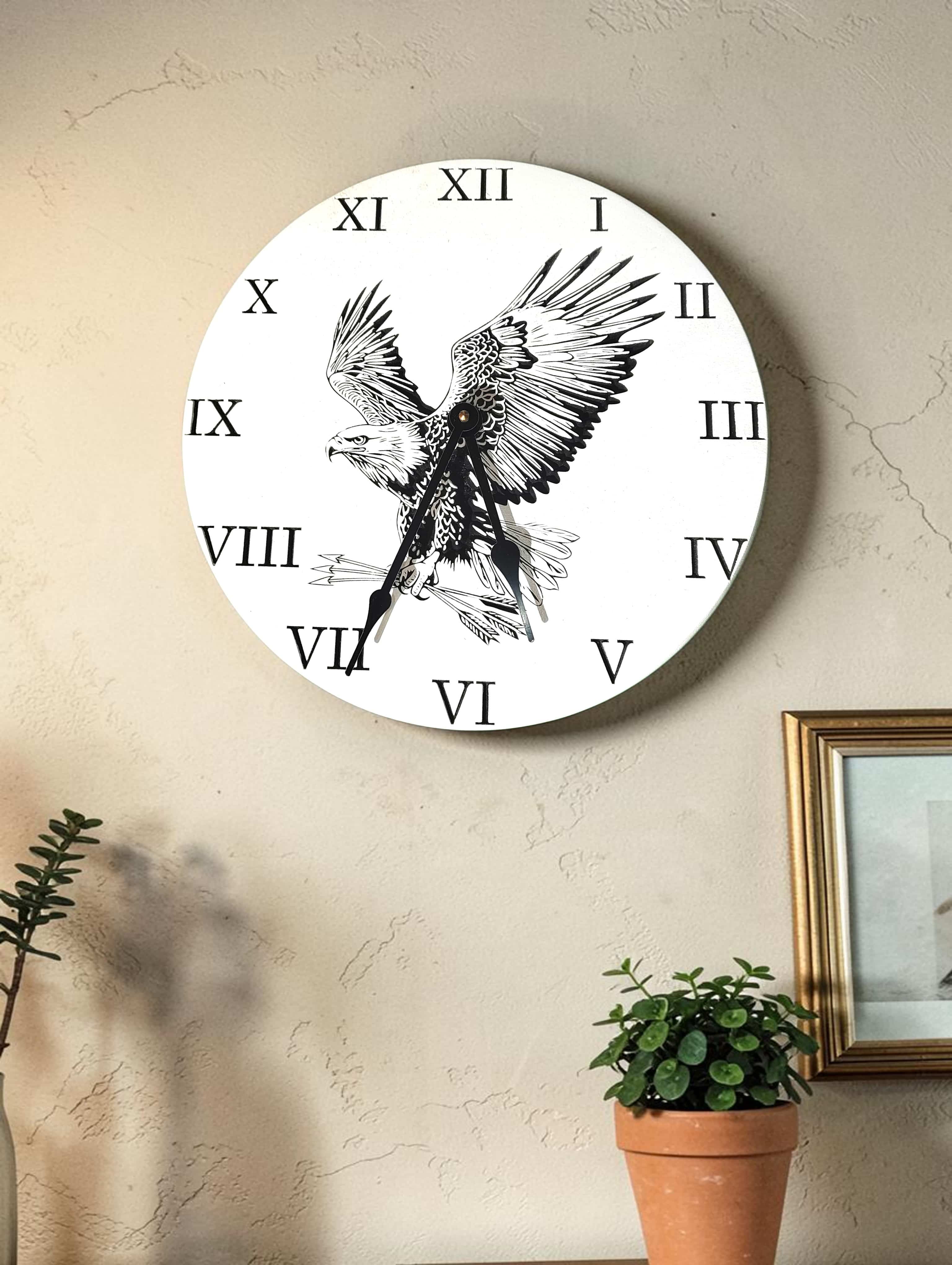 White Eagle Clock